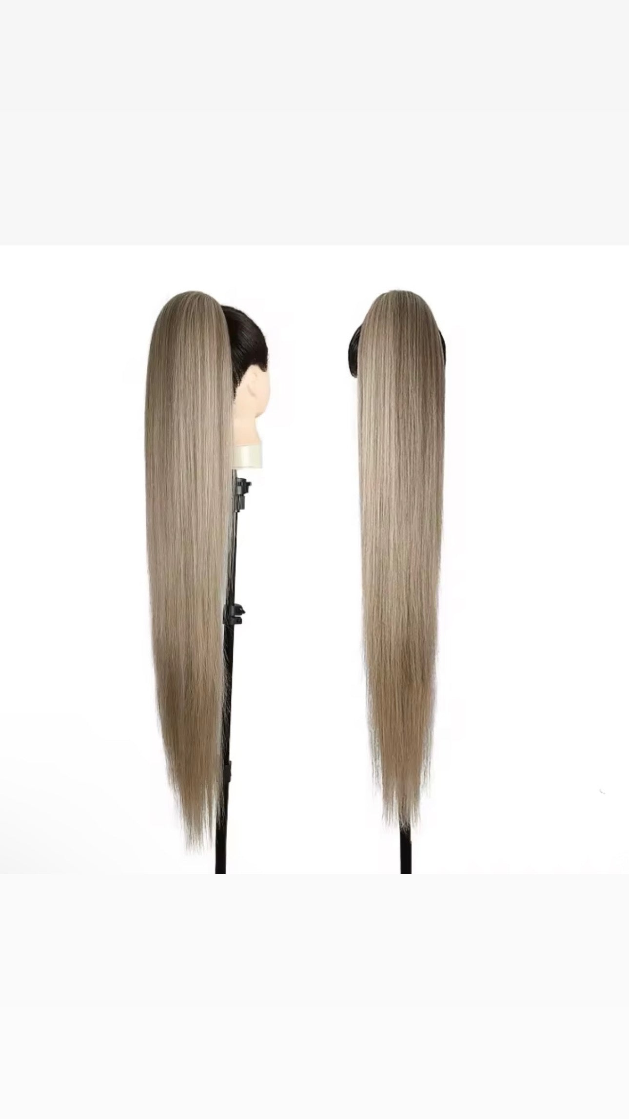 Straight Up Ponytail