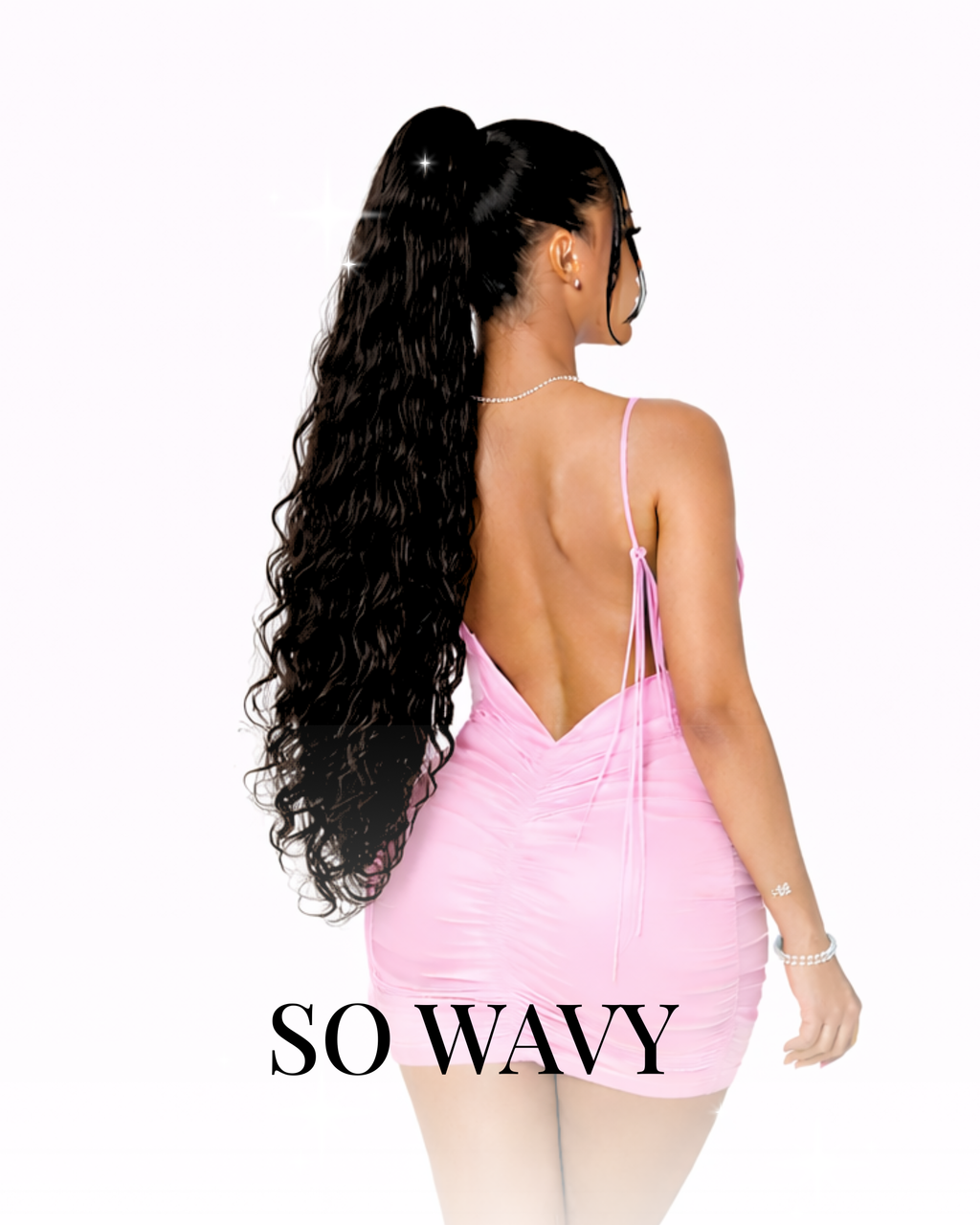 I'm So Wavy Ponytail