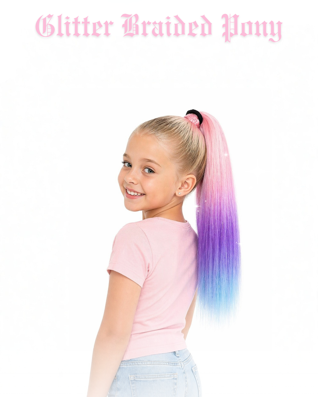 Glitter Braided Pony