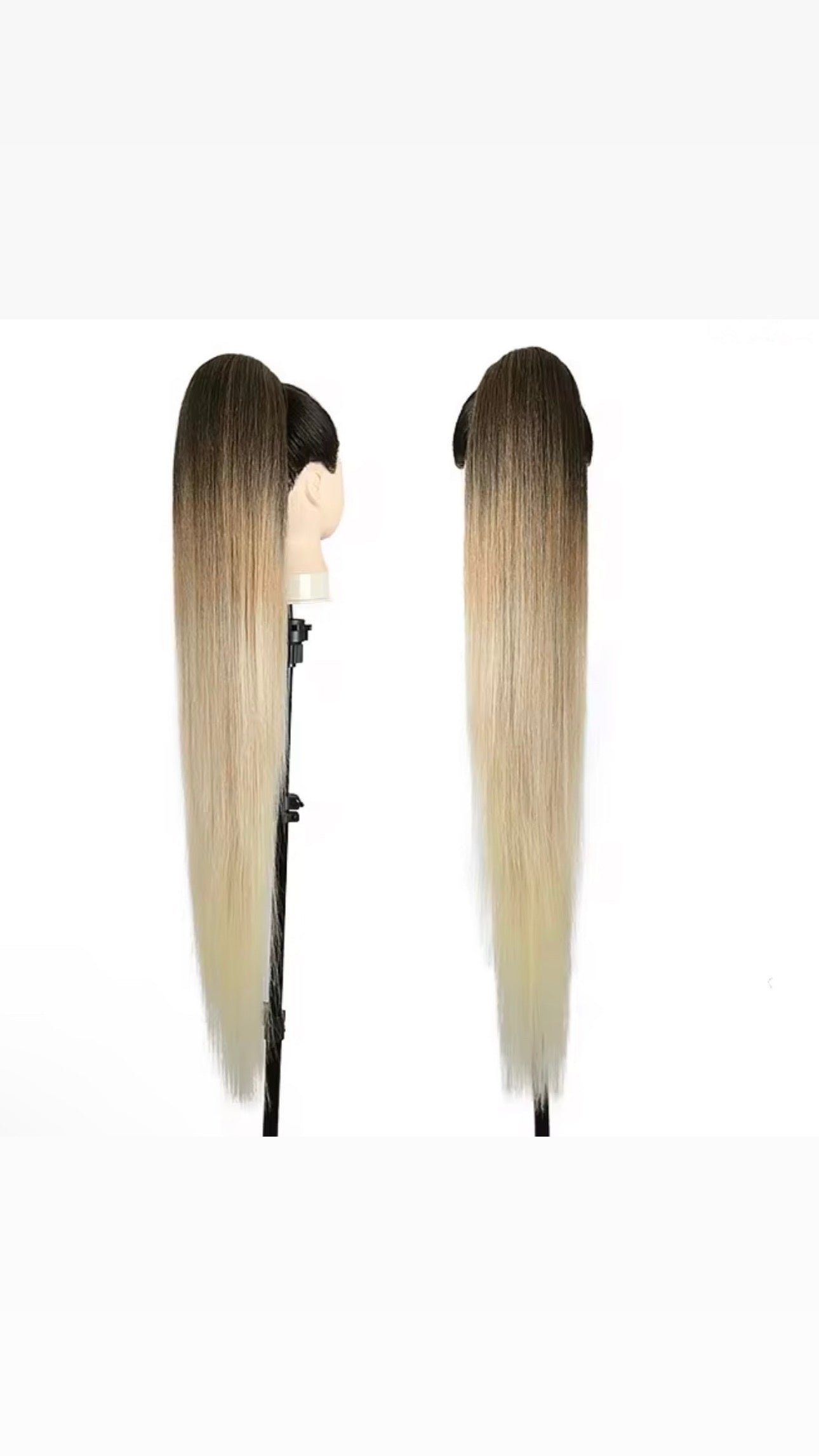 Straight Up Ponytail